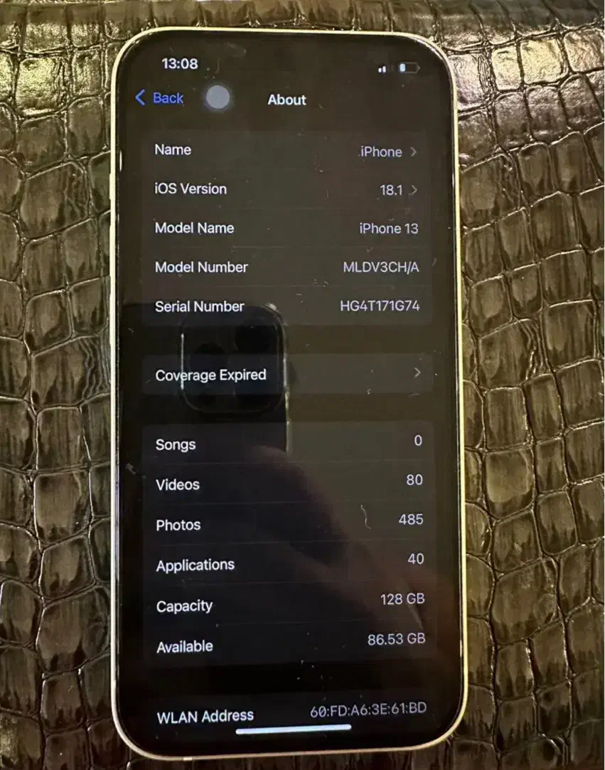 آیفون ۱۳ نرمال باطری ۹۷|موبایل|شیراز, قدوسی غربی|دیوار