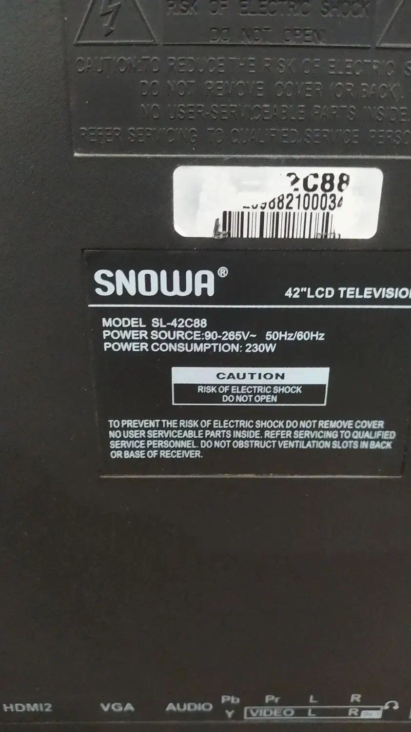 ال سی دی اسنوا 42|تلویزیون و پروژکتور|کلاله, |دیوار