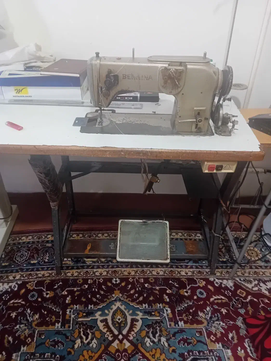 چرخ خیاطی سنعتی دو دوخت راسته هفت هشت|چرخ خیاطی و ریسندگی|اردبیل, |دیوار