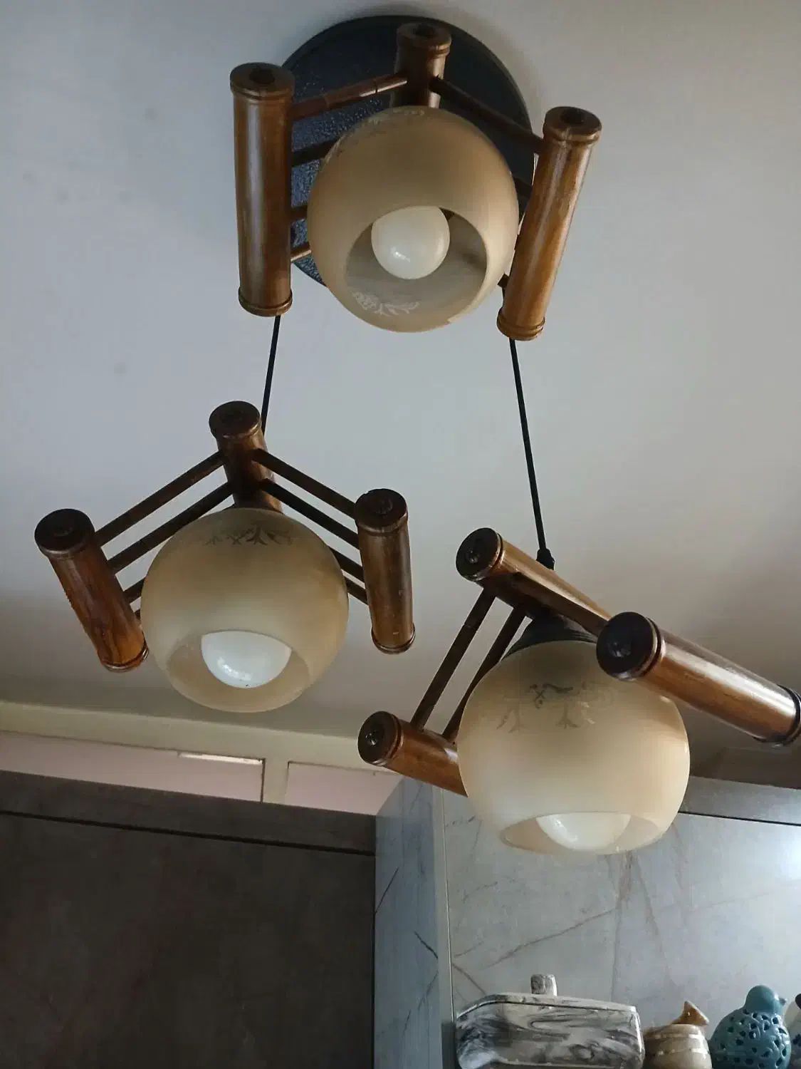 لوستر اشپزخانه|لوستر و چراغ آویز|تبریز, |دیوار