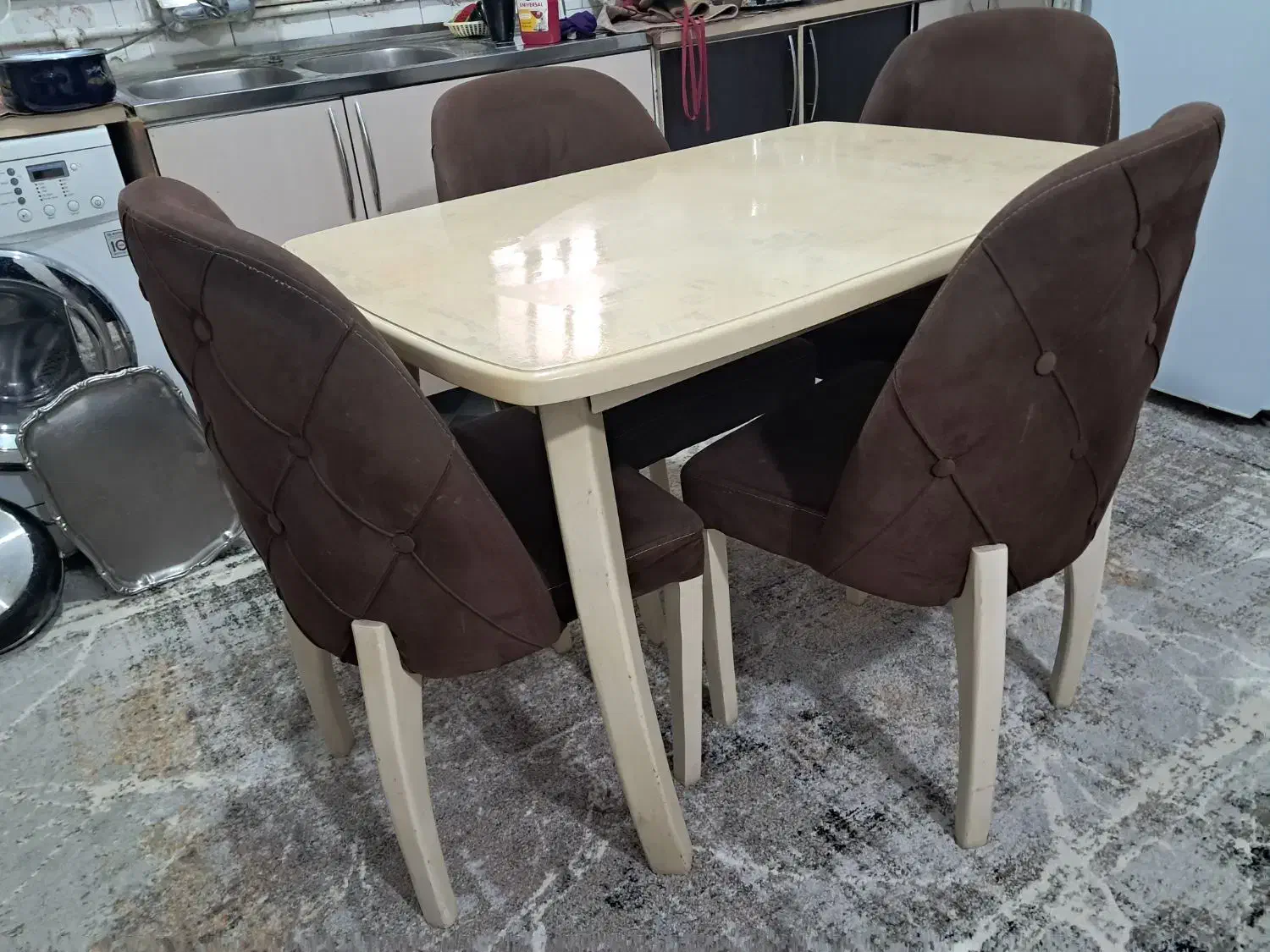 میز ناهارخوری|میز و صندلی غذاخوری|اسلامآباد غرب, |دیوار