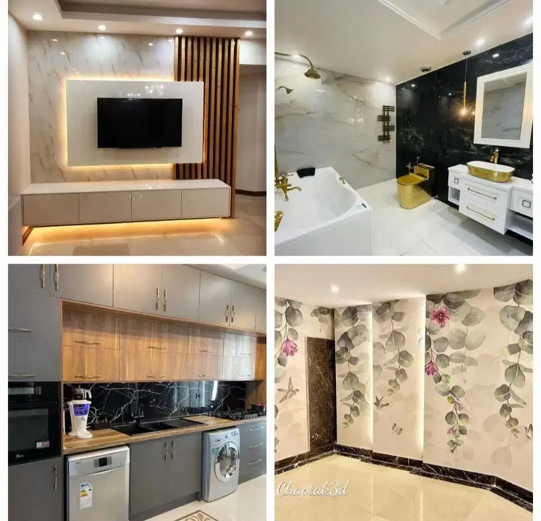 کاغذدیواری، ترموال، ماربل شیت، پارکت|مصالح و تجهیزات ساختمان|یزد, |دیوار