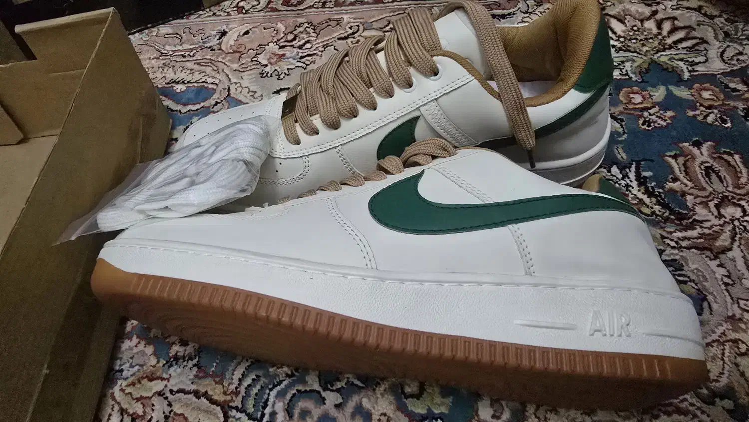 کفش کتانی بزرگ پا نایک NIKE AIR FORCE مدل 4070|کیف، کفش، کمربند|یزد, |دیوار