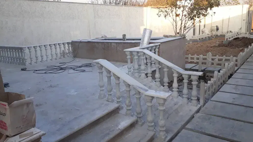 نصب انواع نرده سنگی به صورت تخصصی|خدمات پیشه و مهارت|خمینی‌شهر, |دیوار