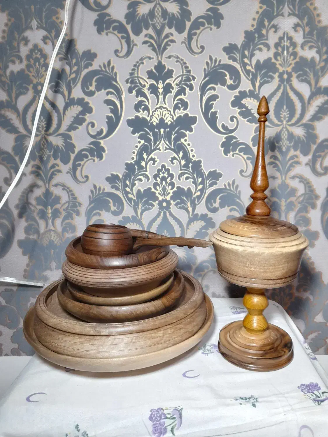 تولیدی ظروف چوبی|ظروف سرو و پذیرایی|گنبد کاووس, |دیوار