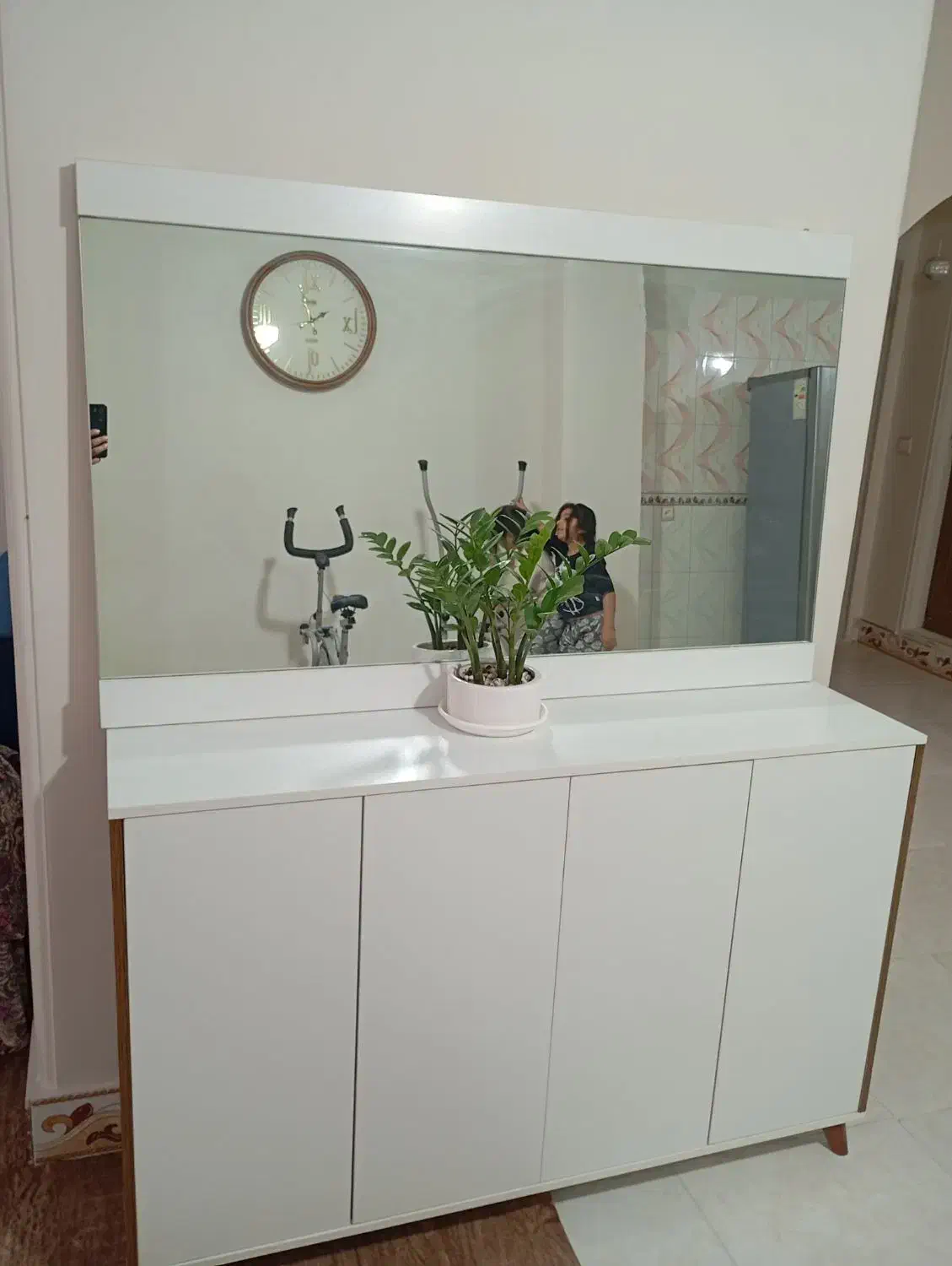 ست میز تی وی و آینه کنسول|بوفه، ویترین، کنسول|شاهدشهر, |دیوار