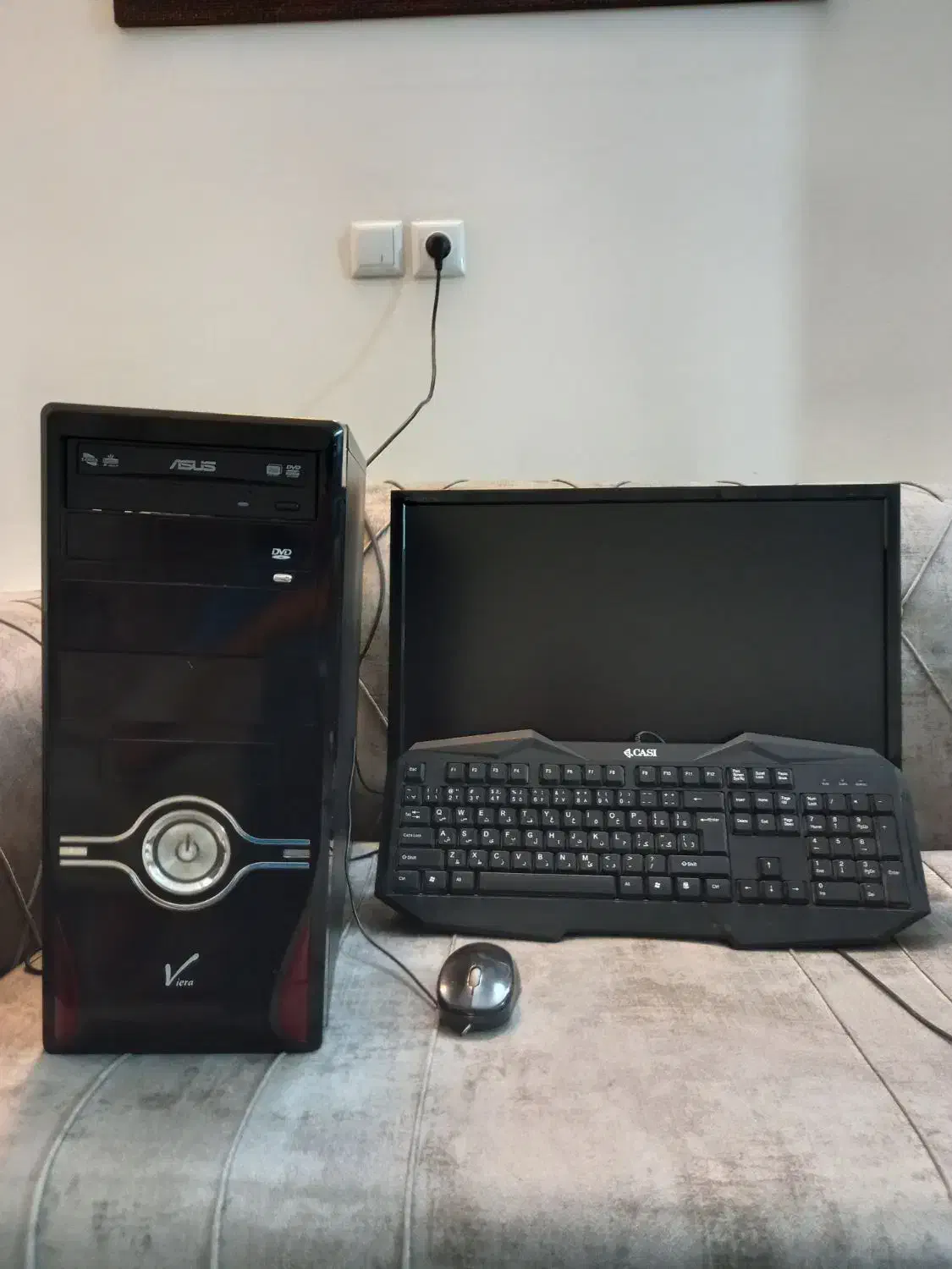 کامپیوتر با مانیتور LG تمام تجهیزات تکمیل viera|رایانه رومیزی|اصفهان, جوزدان الیادران|دیوار