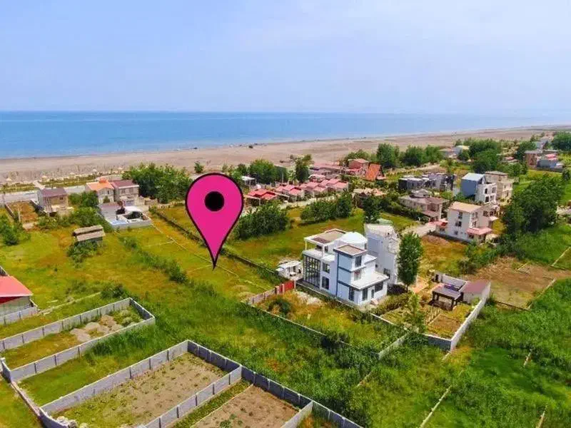 زمین ساحلی قوارهای اول دریا/چشم انداز ساحل آبی خزر|فروش زمین و ملک کلنگی|رشت, استادسرا|دیوار