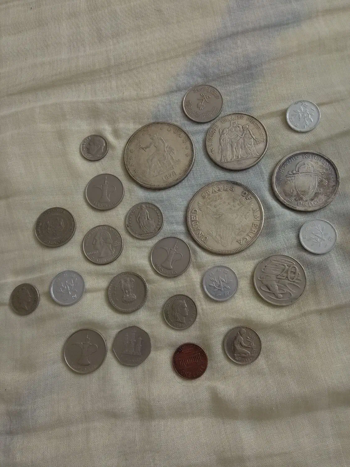 سکه خارجی|کلکسیون سکه، تمبر، اسکناس|مشهد, صیاد شیرازی|دیوار