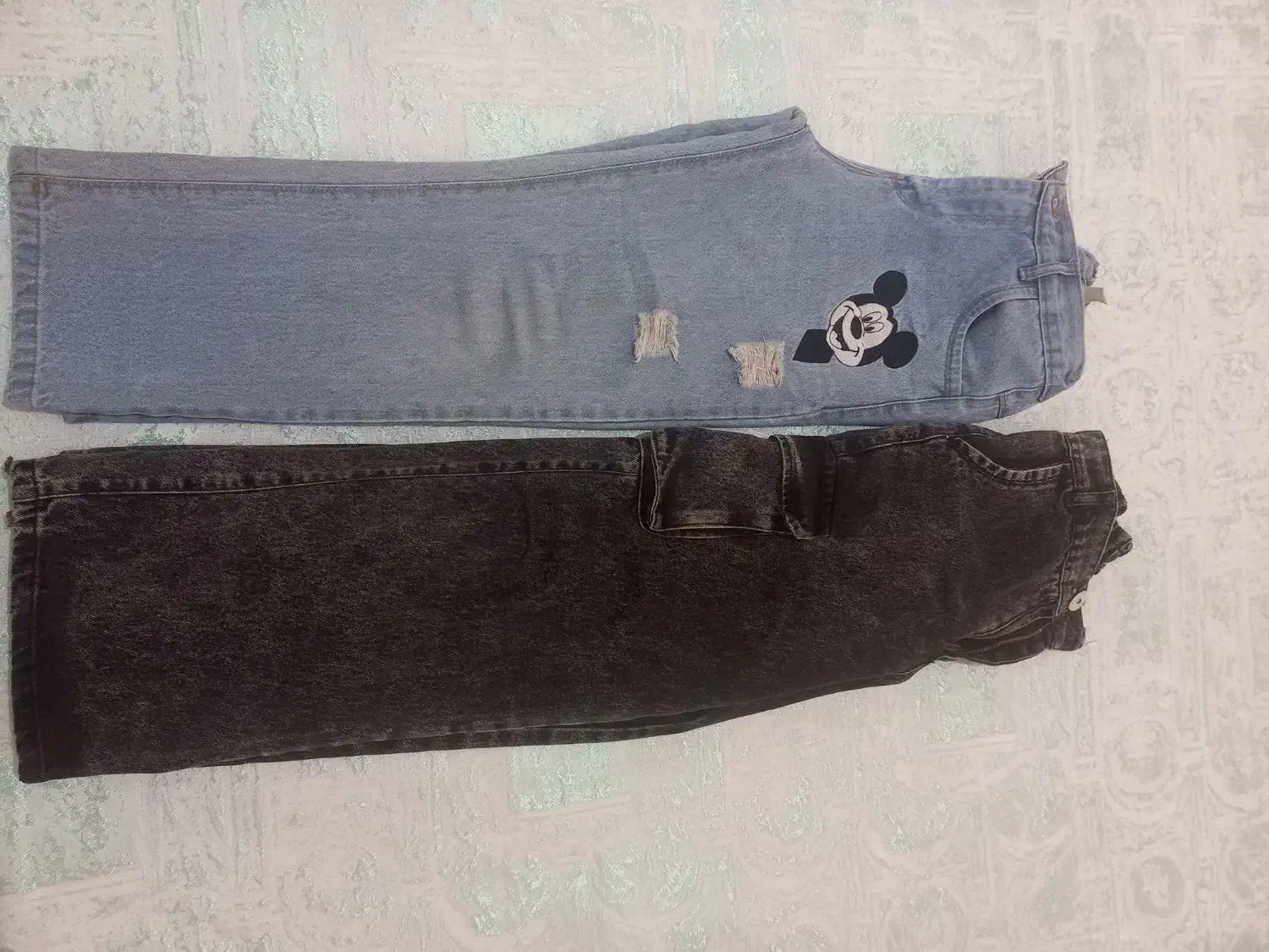 دوعدد شلوار دخترانه|لباس|هشتگرد, فشند|دیوار