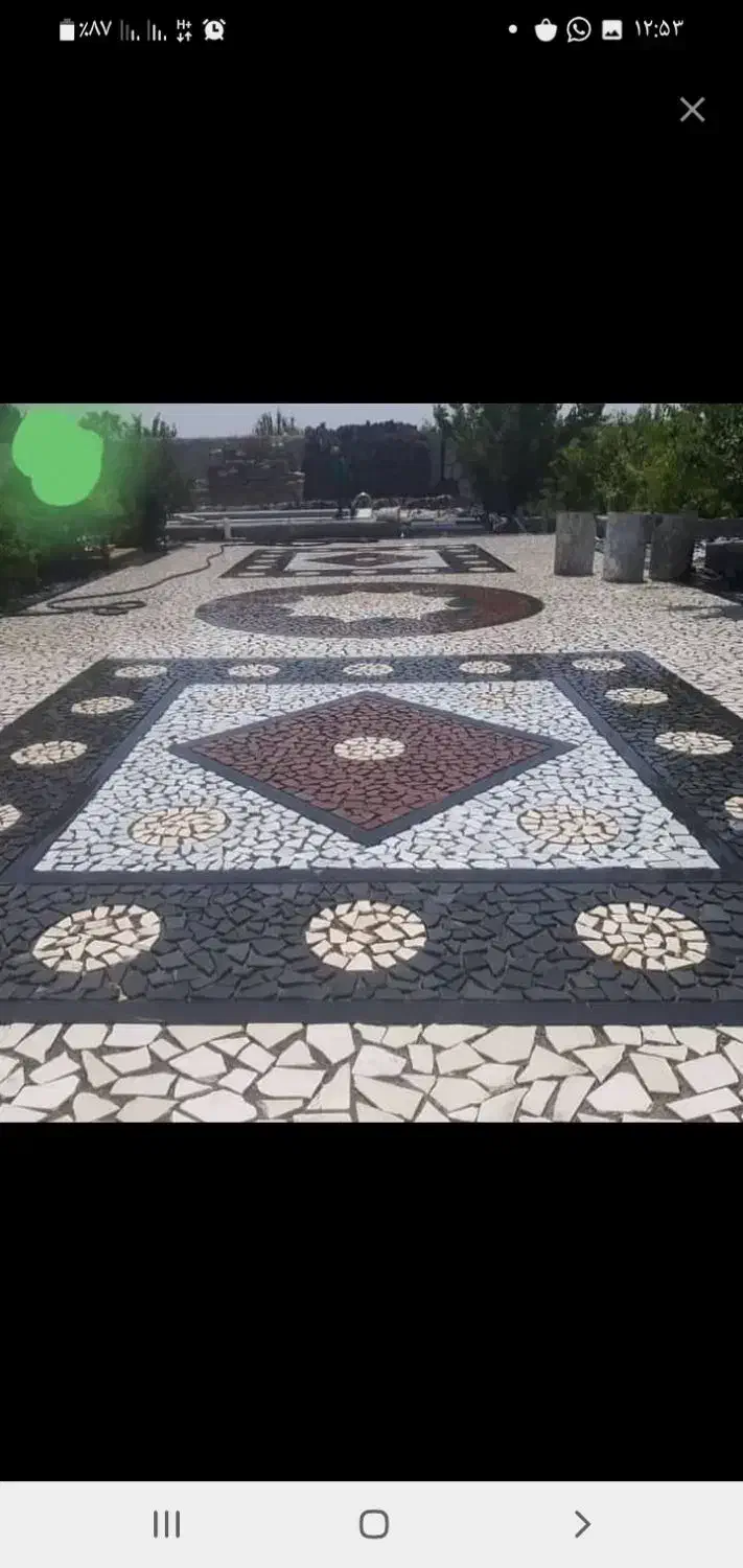 سنگ لاشه سنگ تاوه موزاییک سفتکاری بنایی سیمانکار|خدمات پیشه و مهارت|مشهد, میان ولایت|دیوار