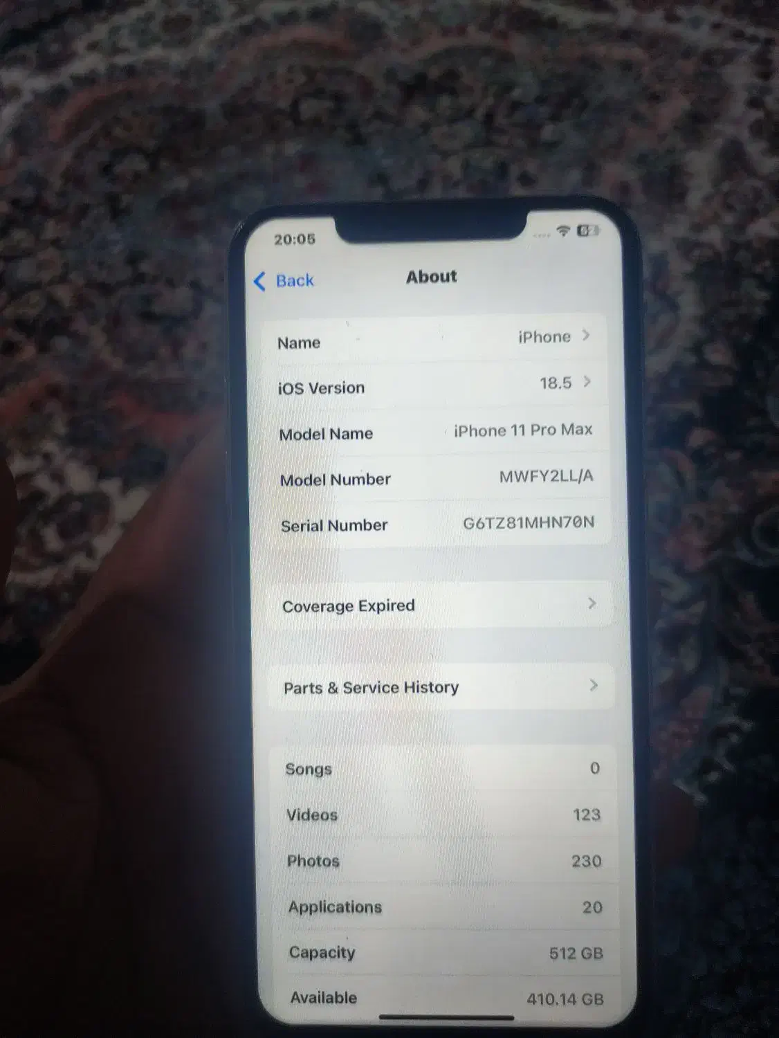 آیفون 11پرومکس 512گیگ|موبایل|پارسآباد, |دیوار