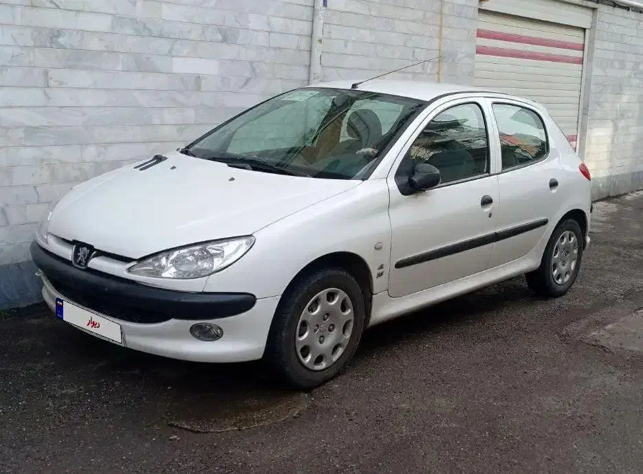 206 سفید مدل ۹۶|خودرو سواری و وانت|رشت, نیکمرام|دیوار