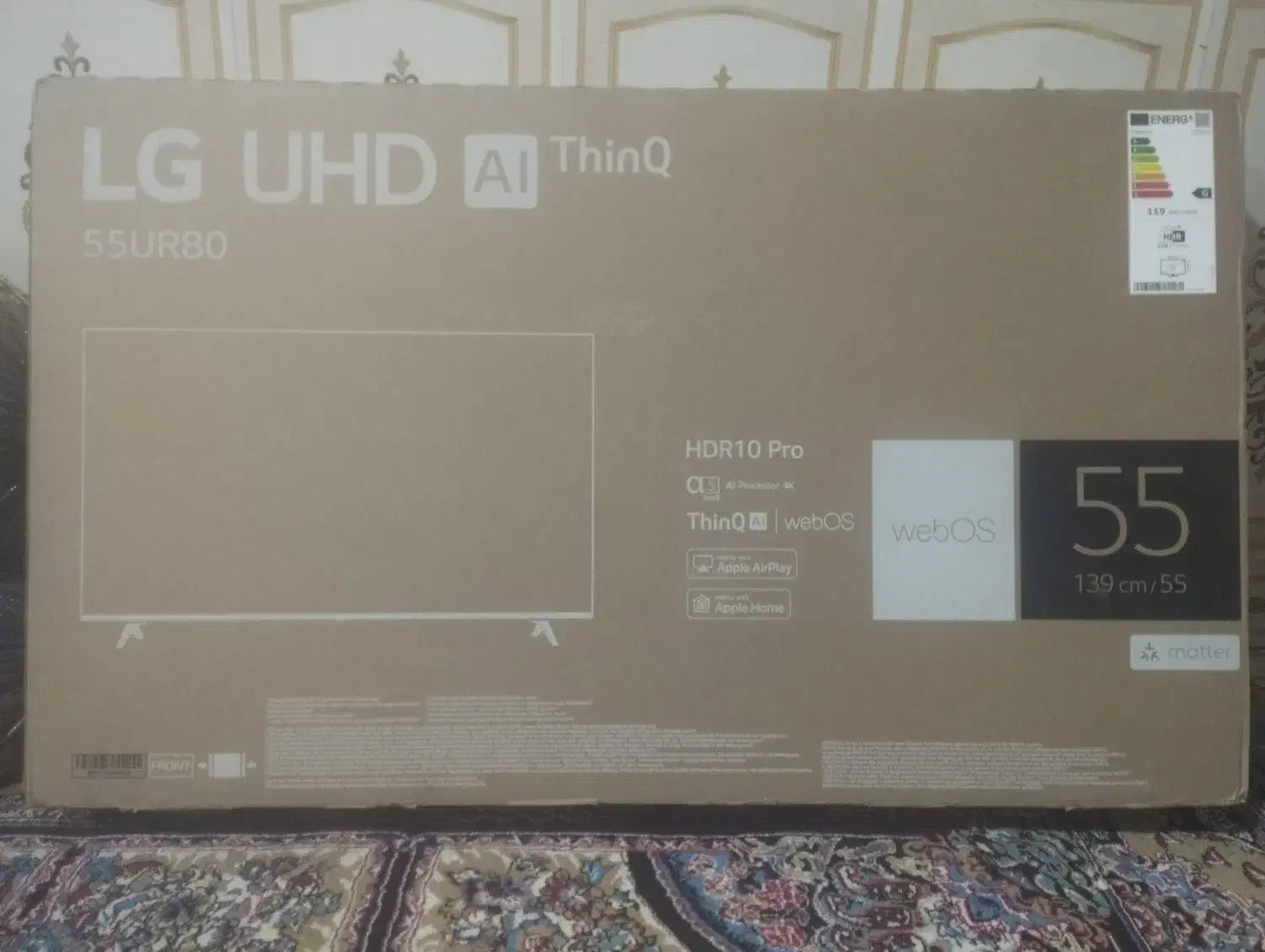 تلویزیون ۵۵ ال جی|تلویزیون و پروژکتور|زابل, |دیوار