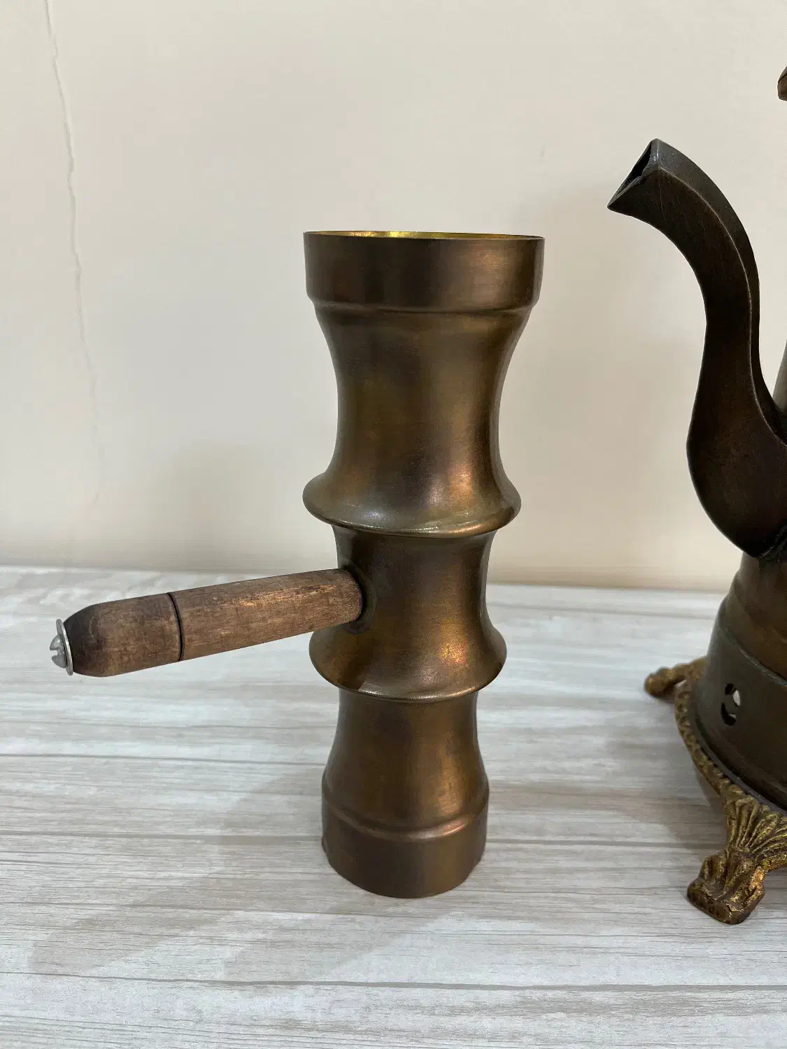 سماور شکاری و دودکش برنجی|صنایع دستی و سایر لوازم تزئینی|تهران, شهرک استقلال|دیوار