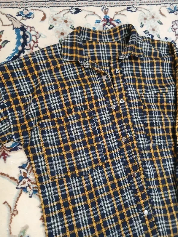 شکت چهارخونه پشمی کوبیده|لباس|ری, دیلمان|دیوار