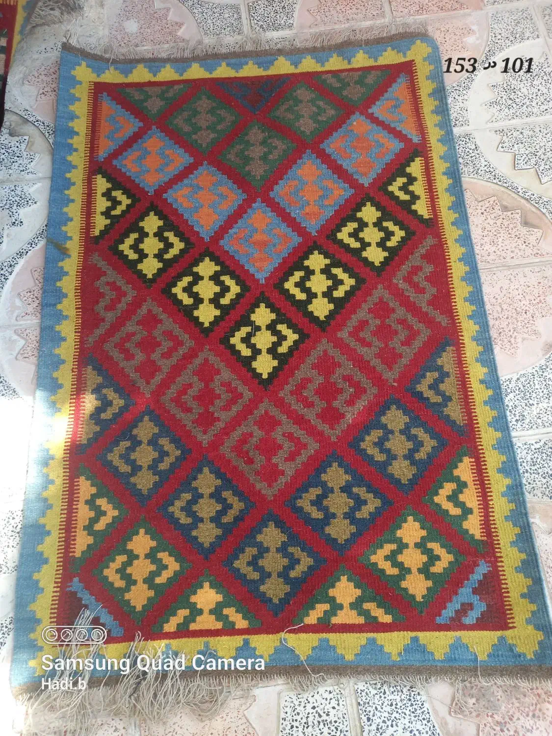 گلیم دست بافف|گلیم، جاجیم، گبه|یاسوج, |دیوار