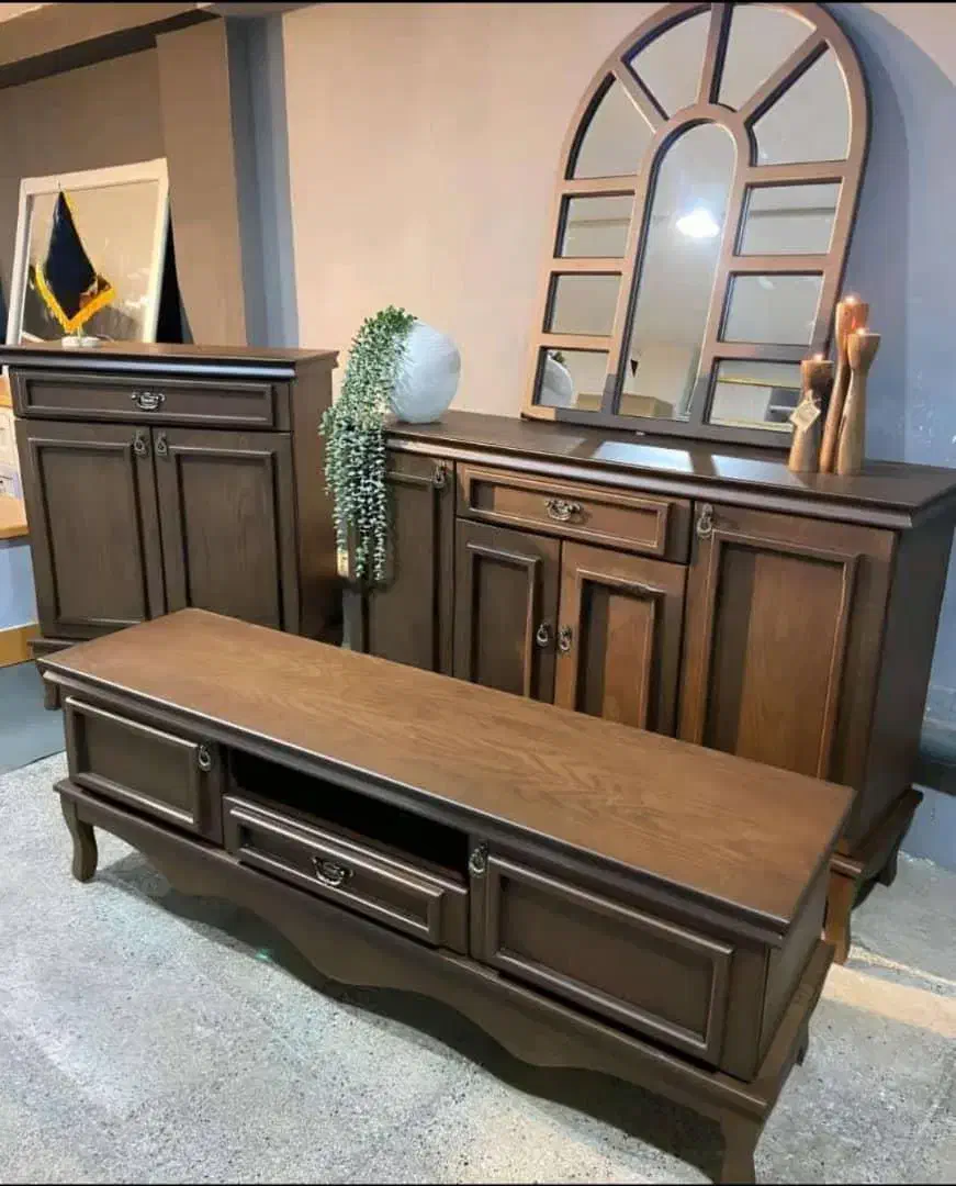 آینه کنسول  wood++ tv|بوفه، ویترین، کنسول|رشت, رودبارتان|دیوار