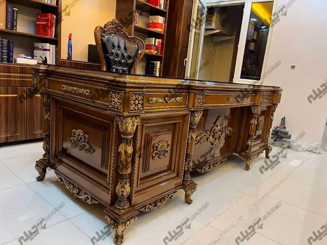 میز اداری امپراطوری|مبلمان اداری|تهران, فاطمی|دیوار