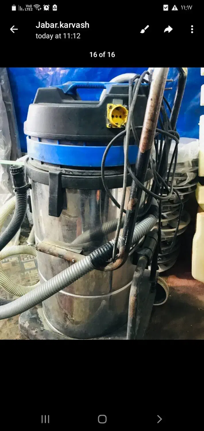 جاروبرقی سه موتوره آب و خاک در حد نو|جاروبرقی، جارو شارژی، بخارشو|خلخال, |دیوار