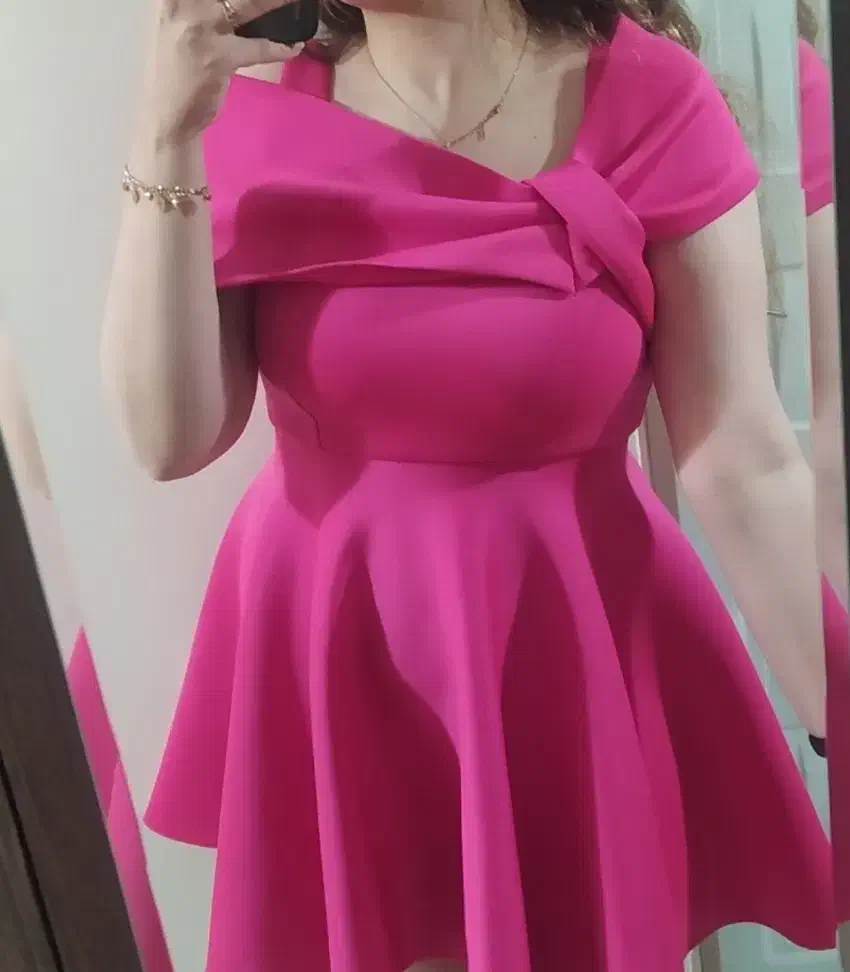 لباس مجلسی زنانه صورتی ۴۰ ۴۴|لباس|هشتگرد, فاز ۱ مهستان|دیوار