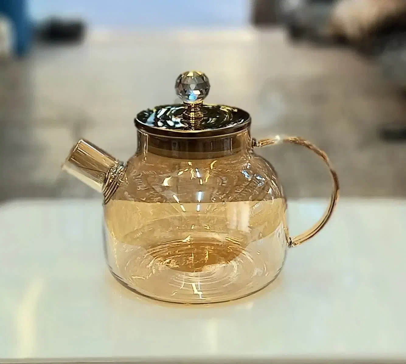 قوری شامپاینی ۱ لیتری(گالری کوروش)|حراج|بیرجند, |دیوار