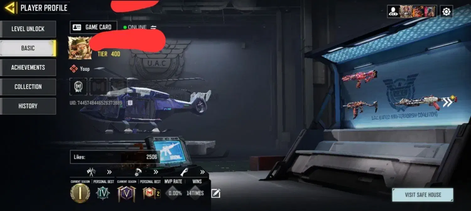 اکانت کلاف|کنسول، بازی ویدئویی و آنلاین|رشت, کوی طالقانی|دیوار