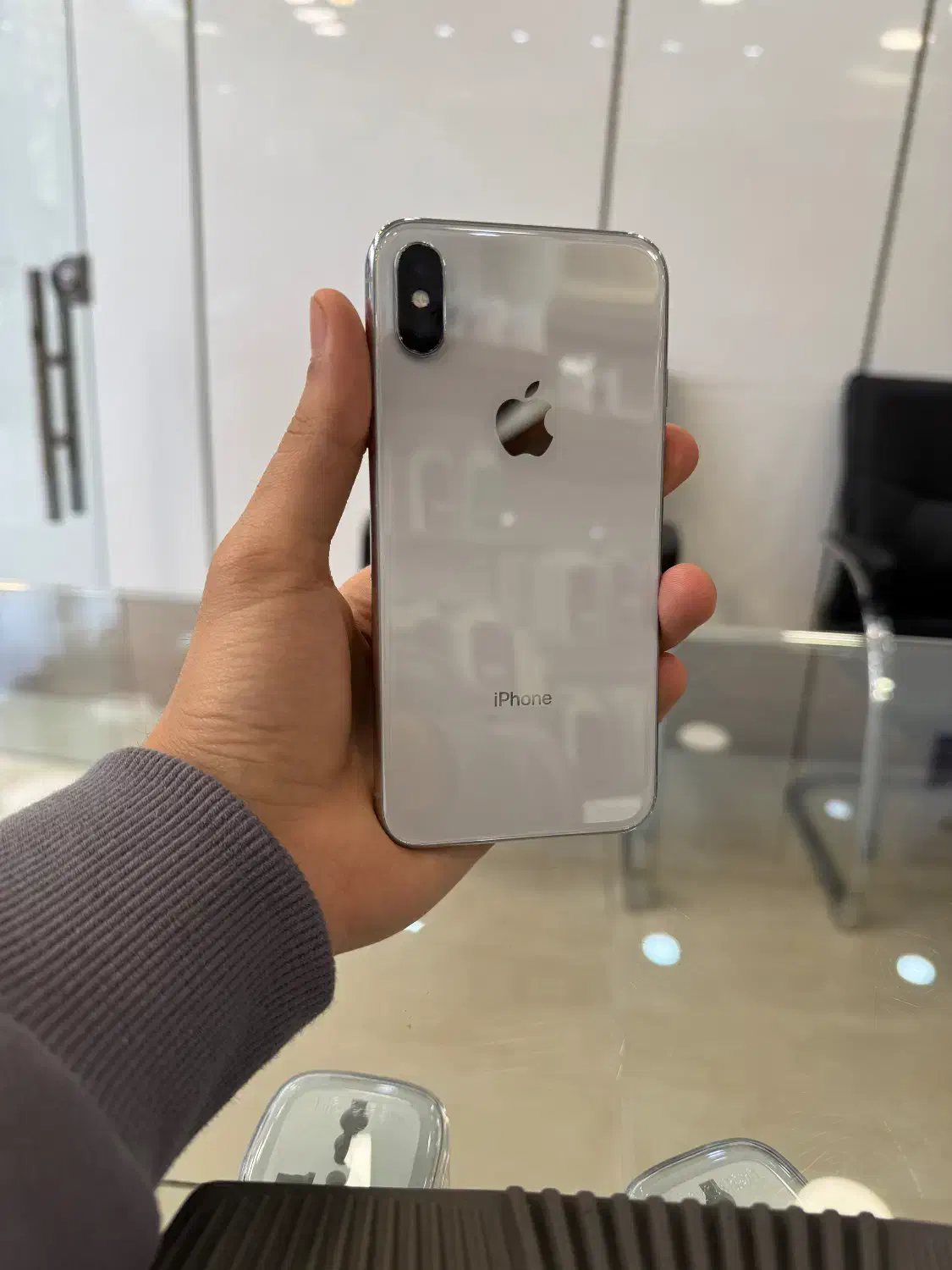 اپل iPhone X 256GB رنگ سفید گوشی سالم|موبایل|گرگان, |دیوار
