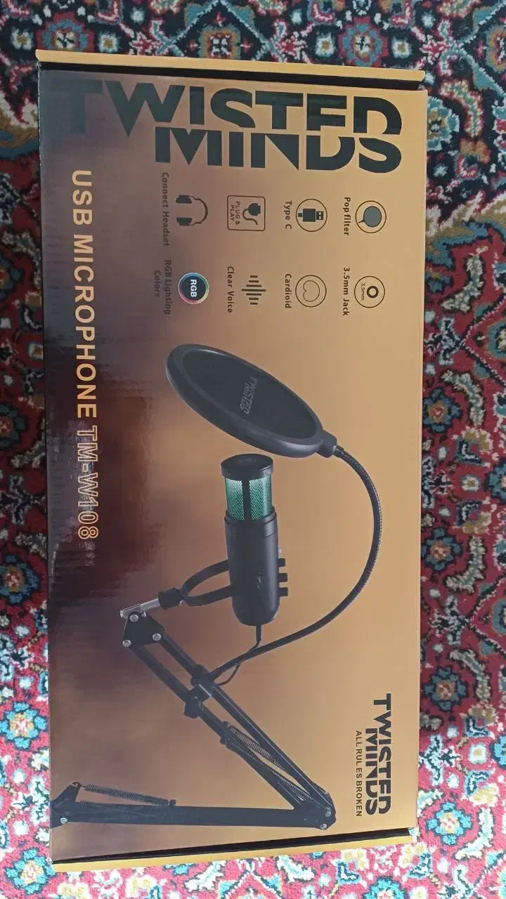 میکروفون تویستد مایندز مدل Twisted Minds W108 USB|قطعات و لوازم جانبی رایانه|زنجان, |دیوار