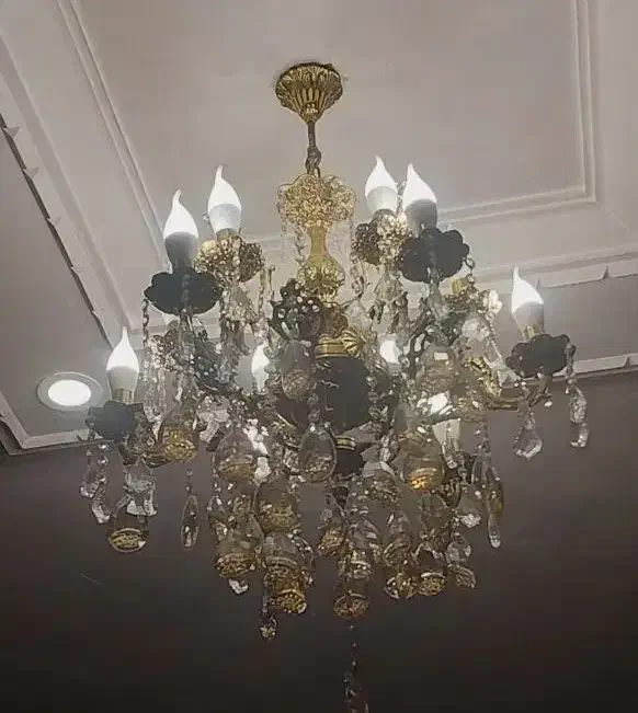 لوستر تمام برنجی|لوستر و چراغ آویز|ورامین, ورامین|دیوار