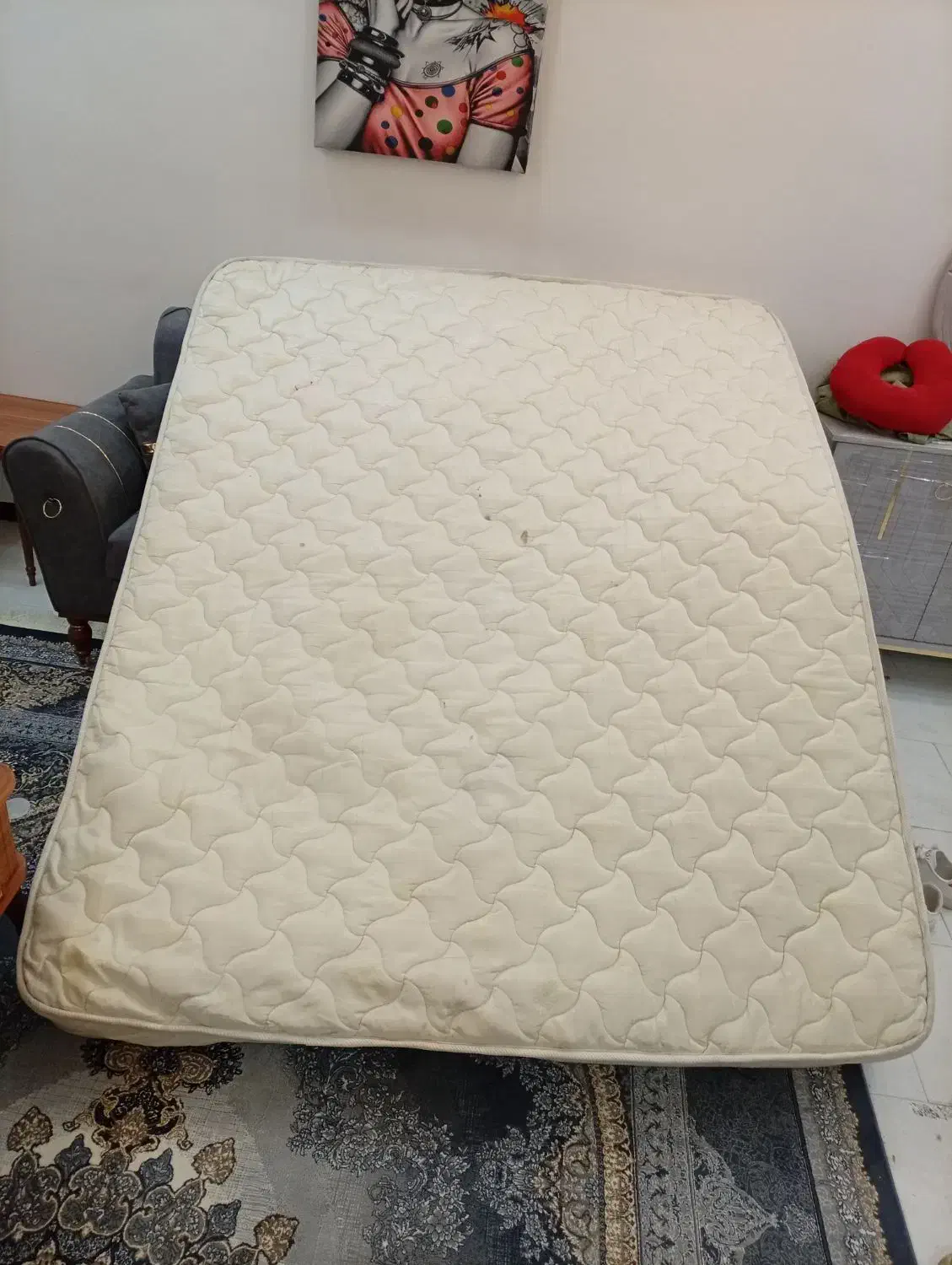 تشک تخت|تخت و سرویس خواب|قرچک, پویینک|دیوار