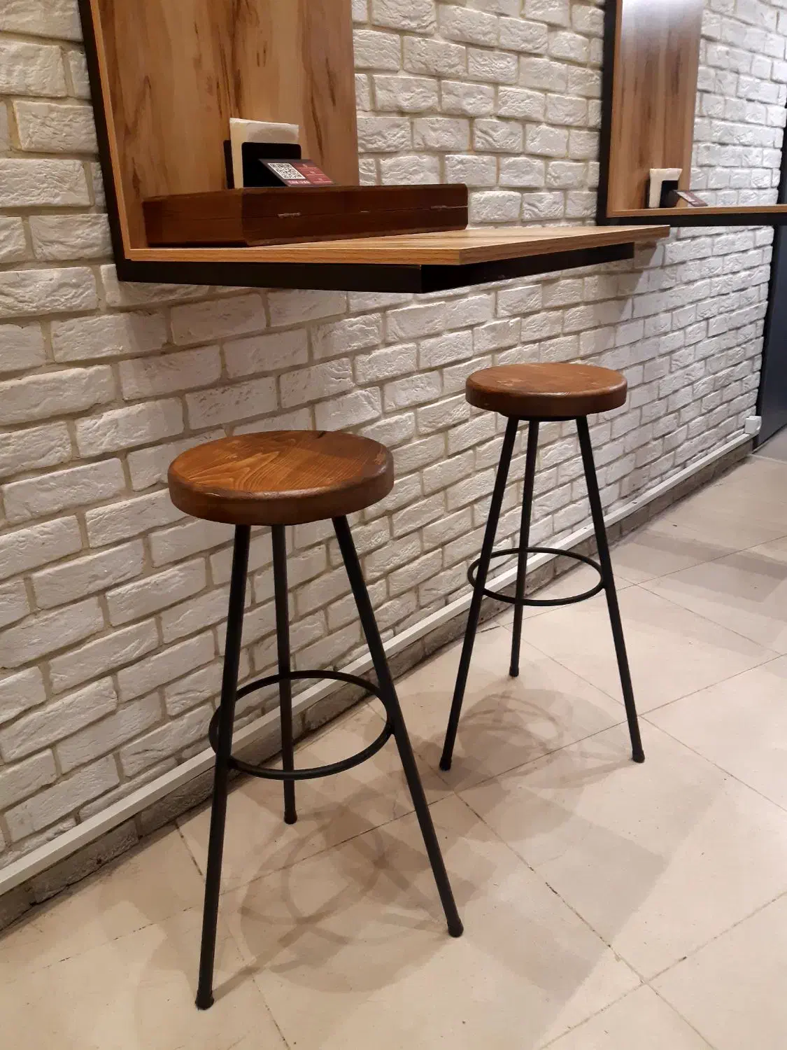 صندلی اوپن مدل کافه ، صندلی اپن چوب و فلز ، کانتر|صندلی و نیمکت|تهران, شهرک شریفی|دیوار