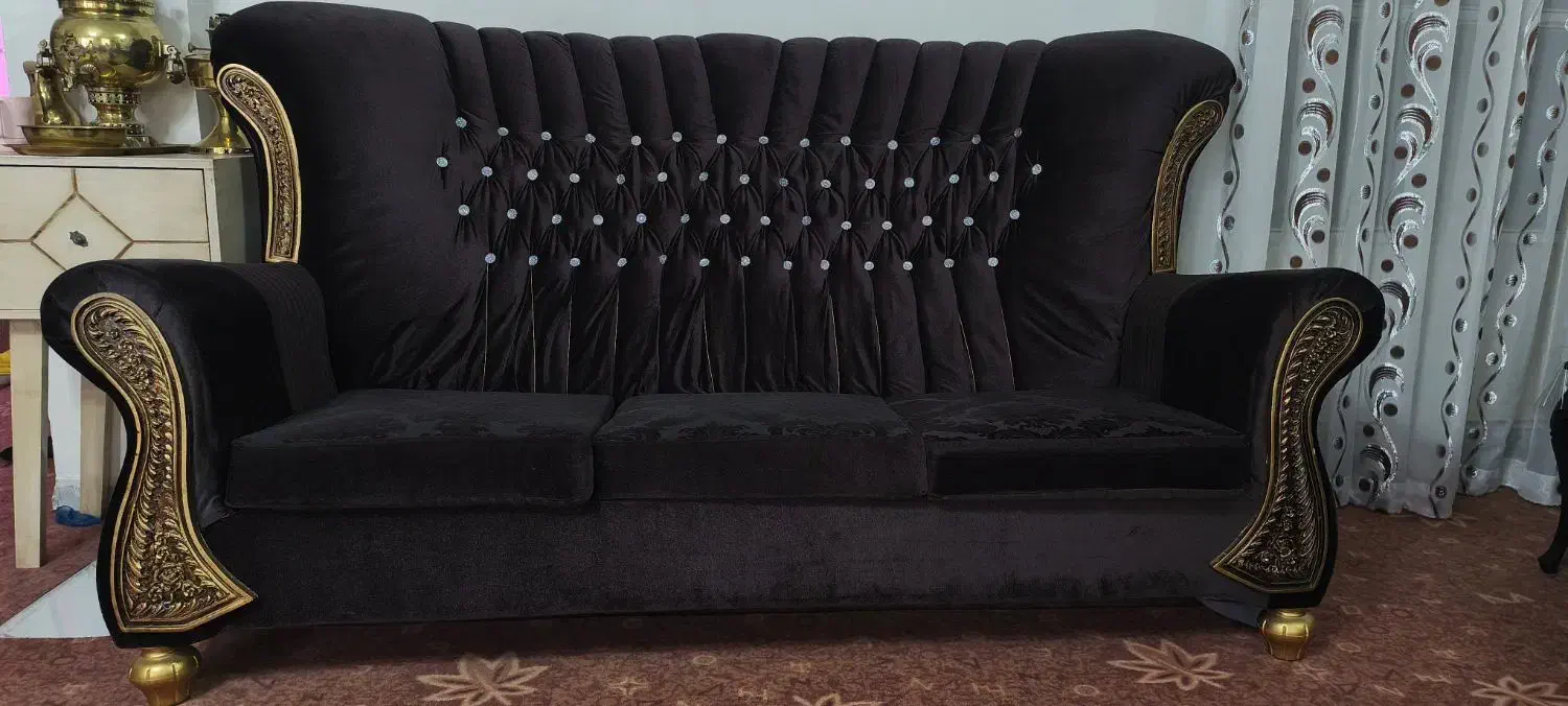 مبل راحتی 7 نفره با میز عسلی|مبلمان خانگی و میز عسلی|سقز, |دیوار