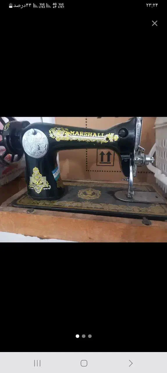 چرخ خیاطی مارشال اصل وقدیمی مربوط به ۴۰سال قبل|چرخ خیاطی و ریسندگی|مشهد, گلبرگ|دیوار