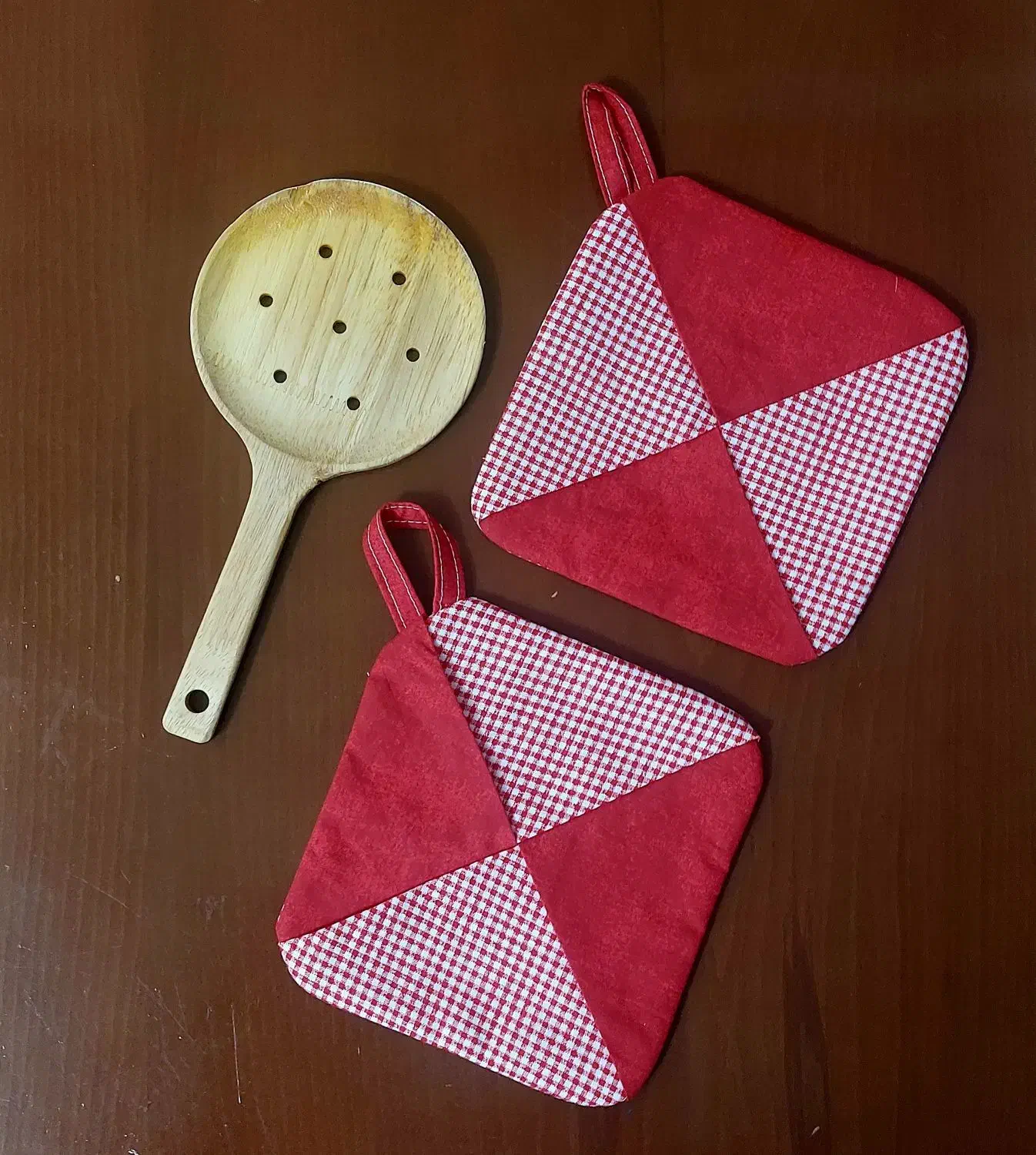 پیشبند دو رو جنس کتان نه ترک|سفره، حوله، دستمال آشپزخانه|قم, براسون|دیوار