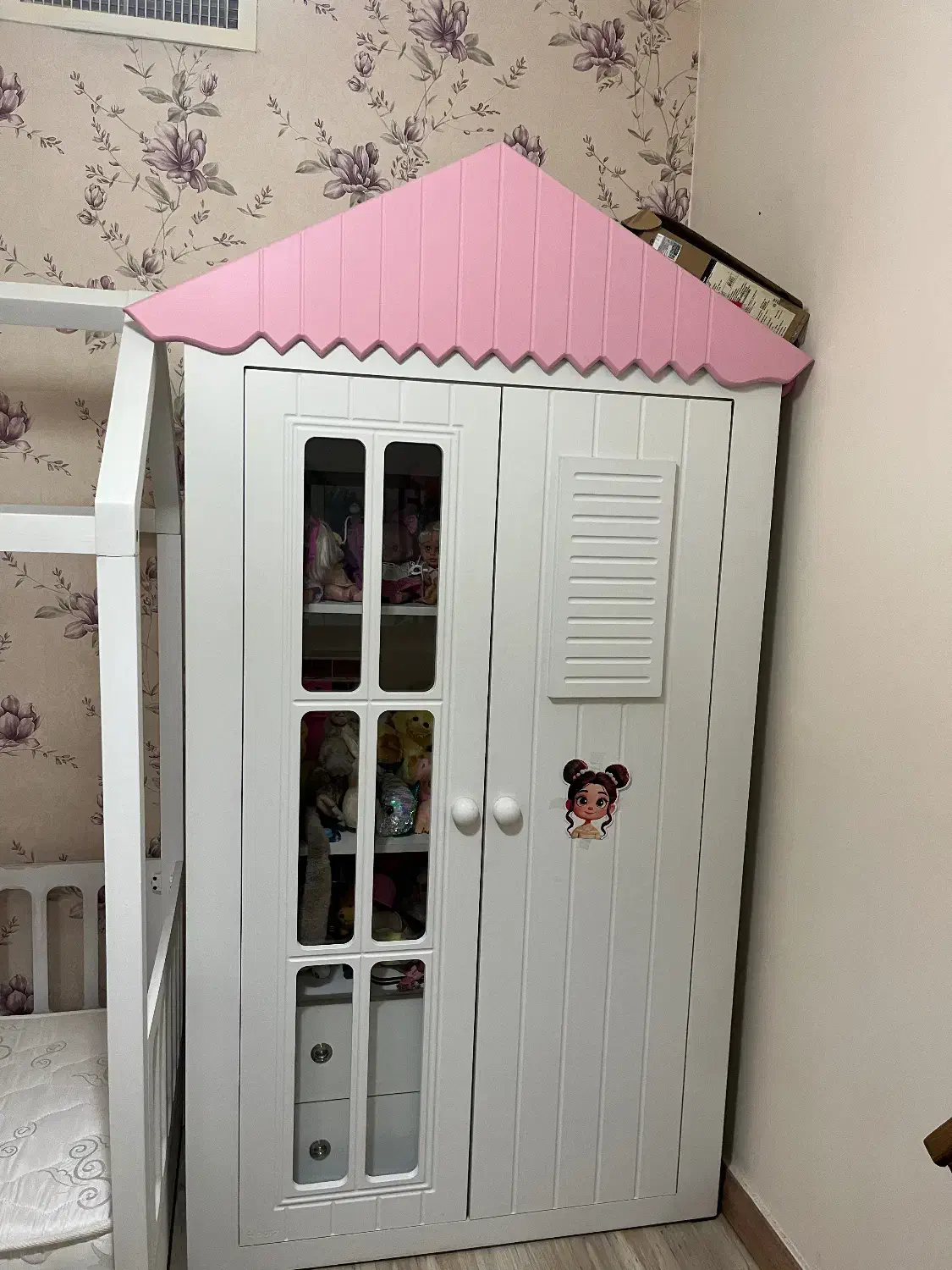 سرویس خواب کودک طرح کلبه|تخت و صندلی بچه|کرج, شهرک شهرداری|دیوار