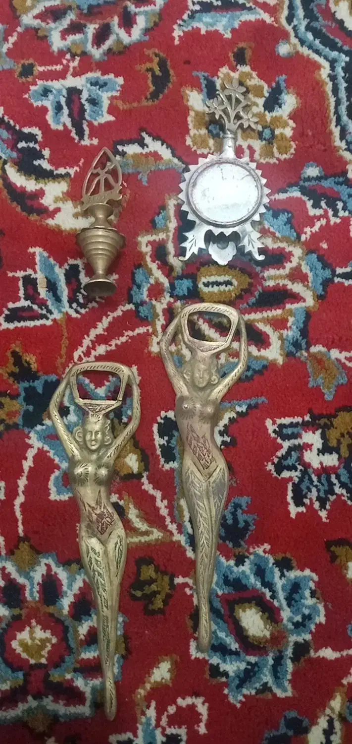 درب بازکن انتیک قدیمی.وسرمه دان|کلکسیون اشیاء عتیقه|رودهن, |دیوار