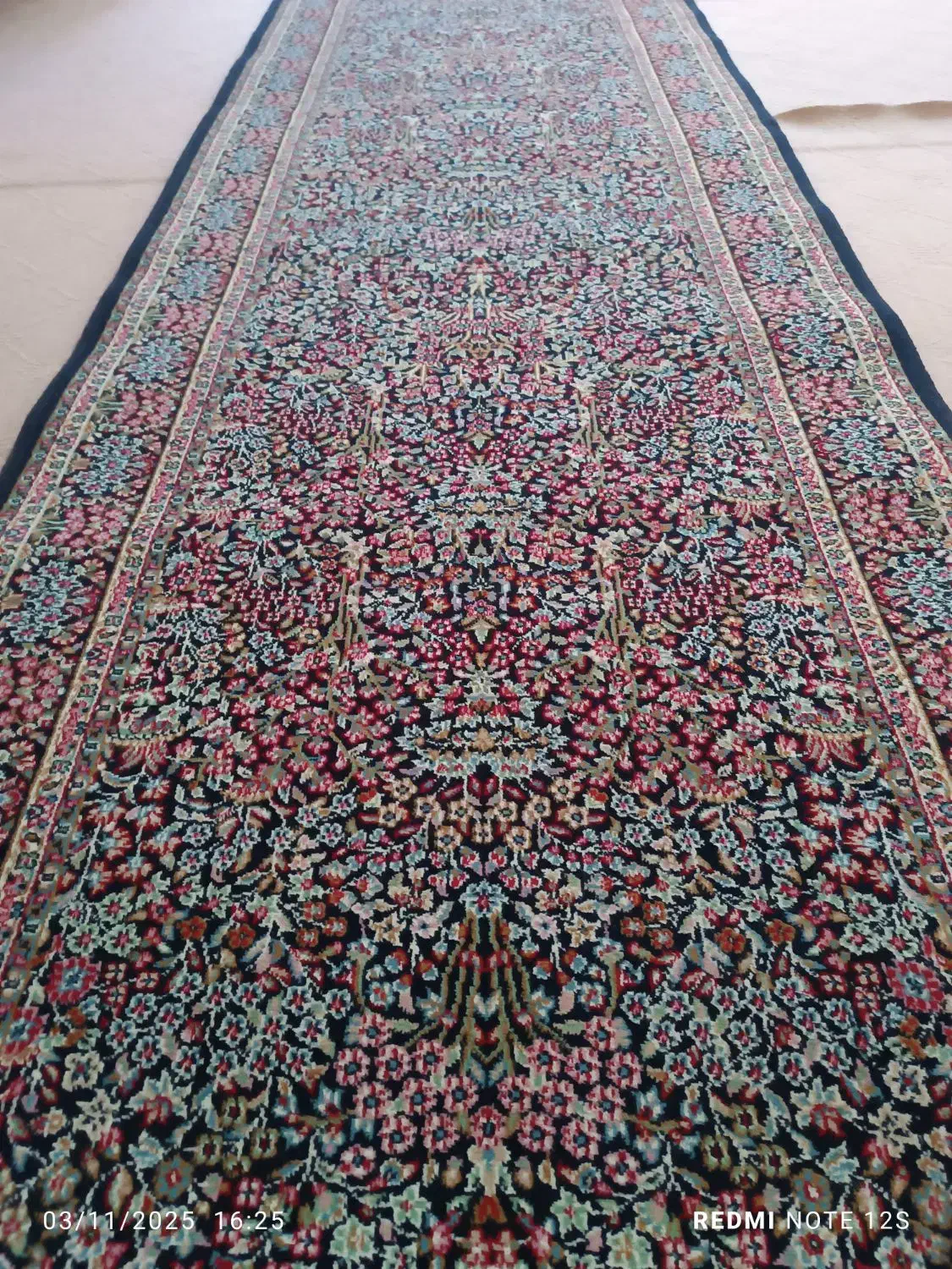 قالی کناره طرح درختی|فرش|بردسیر, |دیوار