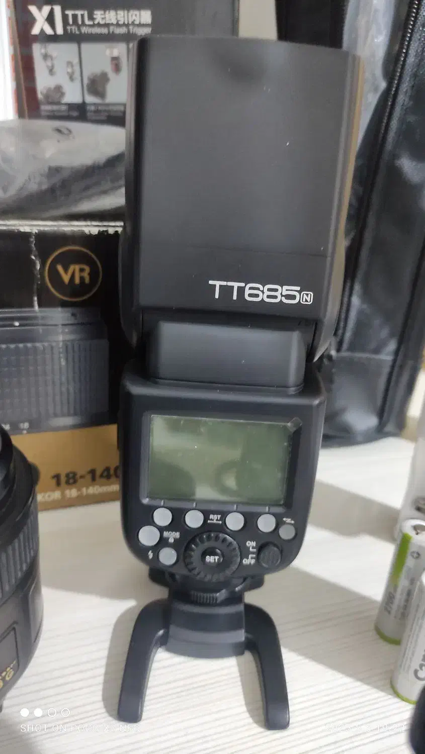 اسپیدلایت TT685 نیکون و تریگر X1|دوربین عکاسی و فیلم‌برداری|تربت‌حیدریه, شهرک ولیعصر|دیوار