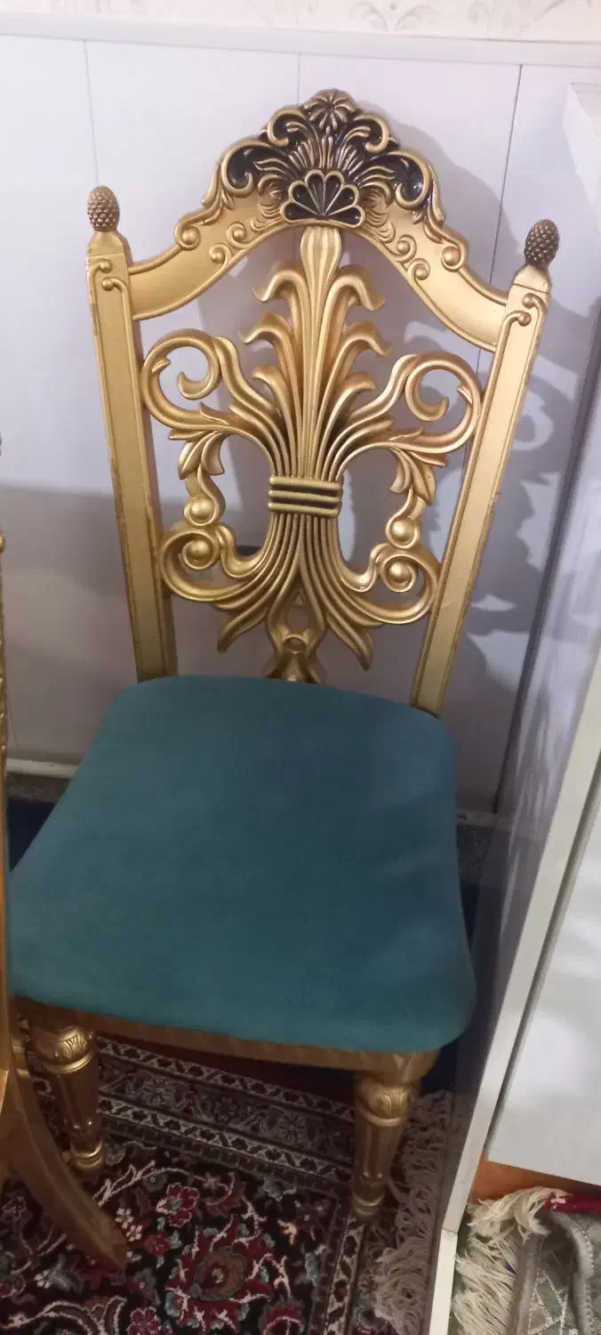 میز و صندلی غذا خوری در حد نو|میز و صندلی غذاخوری|مهربان, |دیوار