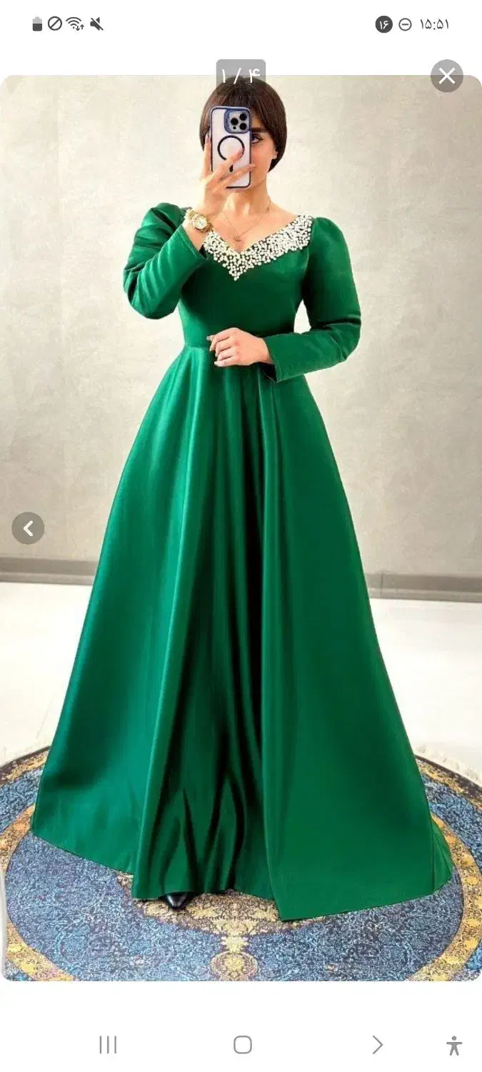 پیرهن مجلسی نجلا|لباس|بندر امام خمینی, |دیوار