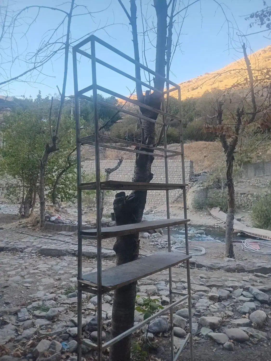 طبقه قفسه اهنی|فروشگاه و مغازه|فشم, |دیوار