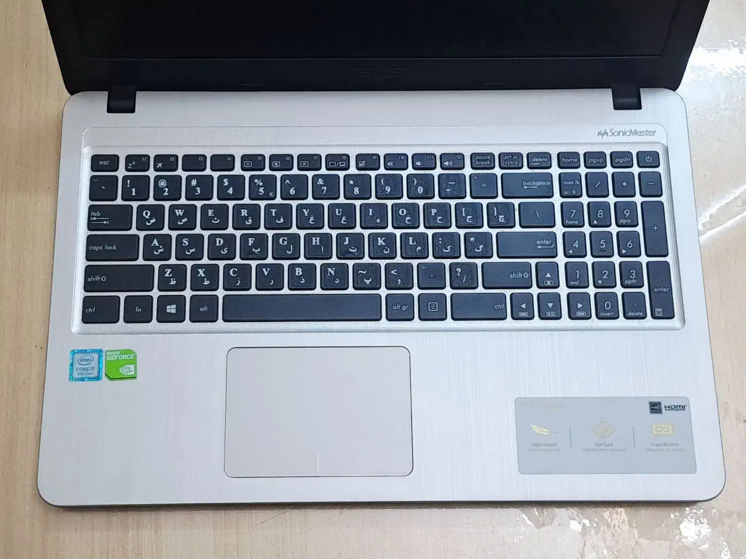 لپ تاپ i7 ایسوس نسل ۸ در حد نو|رایانه همراه|تهران, فلسطین (میدان انقلاب)|دیوار