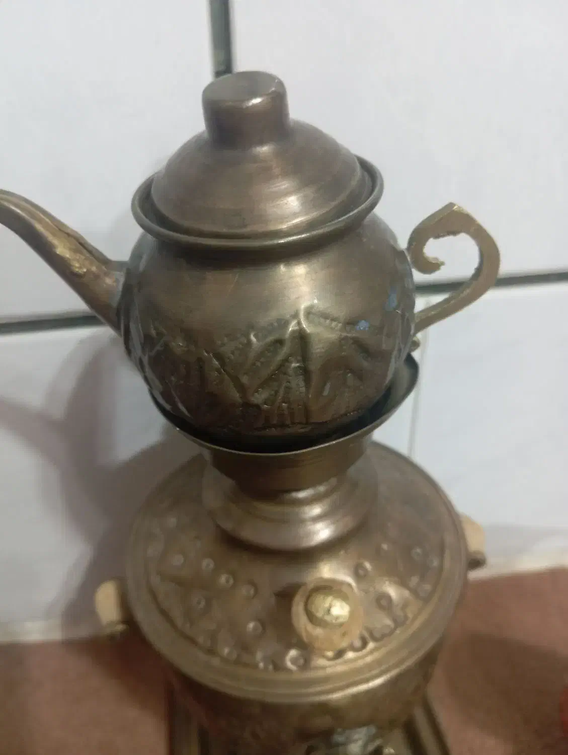 سماور ذغالی عتیقه|کلکسیون اشیاء عتیقه|نجفآباد, شریعتی غربی|دیوار