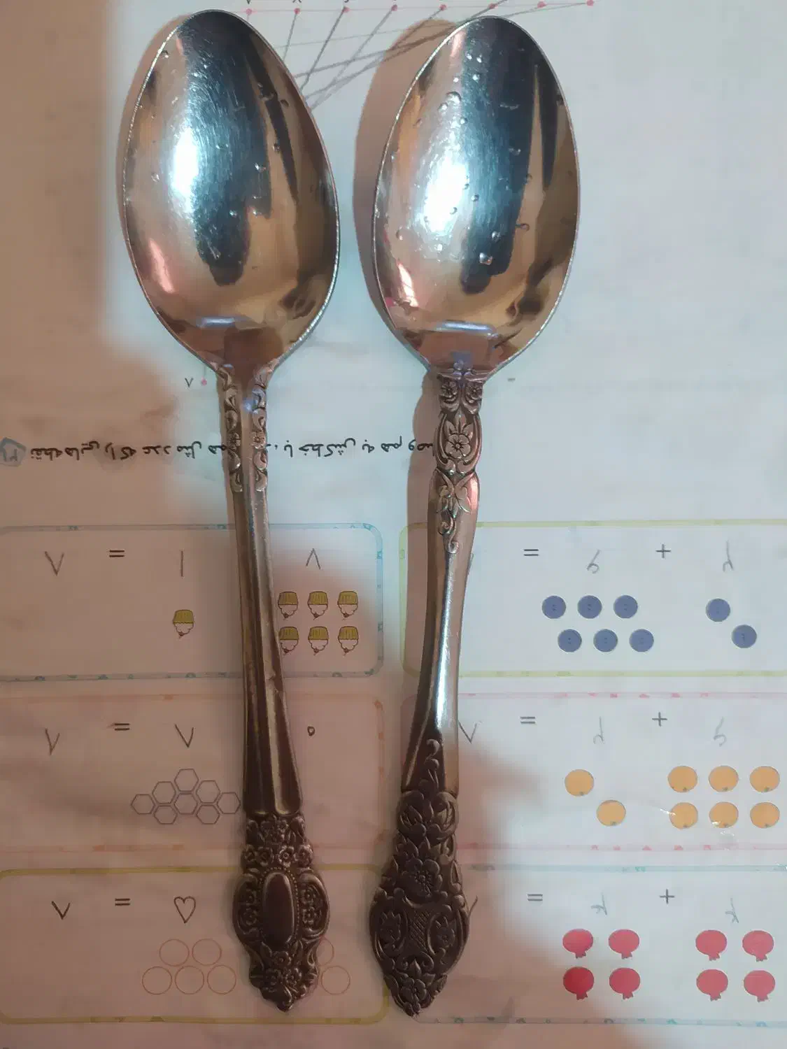 قاشق غذاخوری قدیمی|کلکسیون اشیاء عتیقه|مشهد, کشف|دیوار