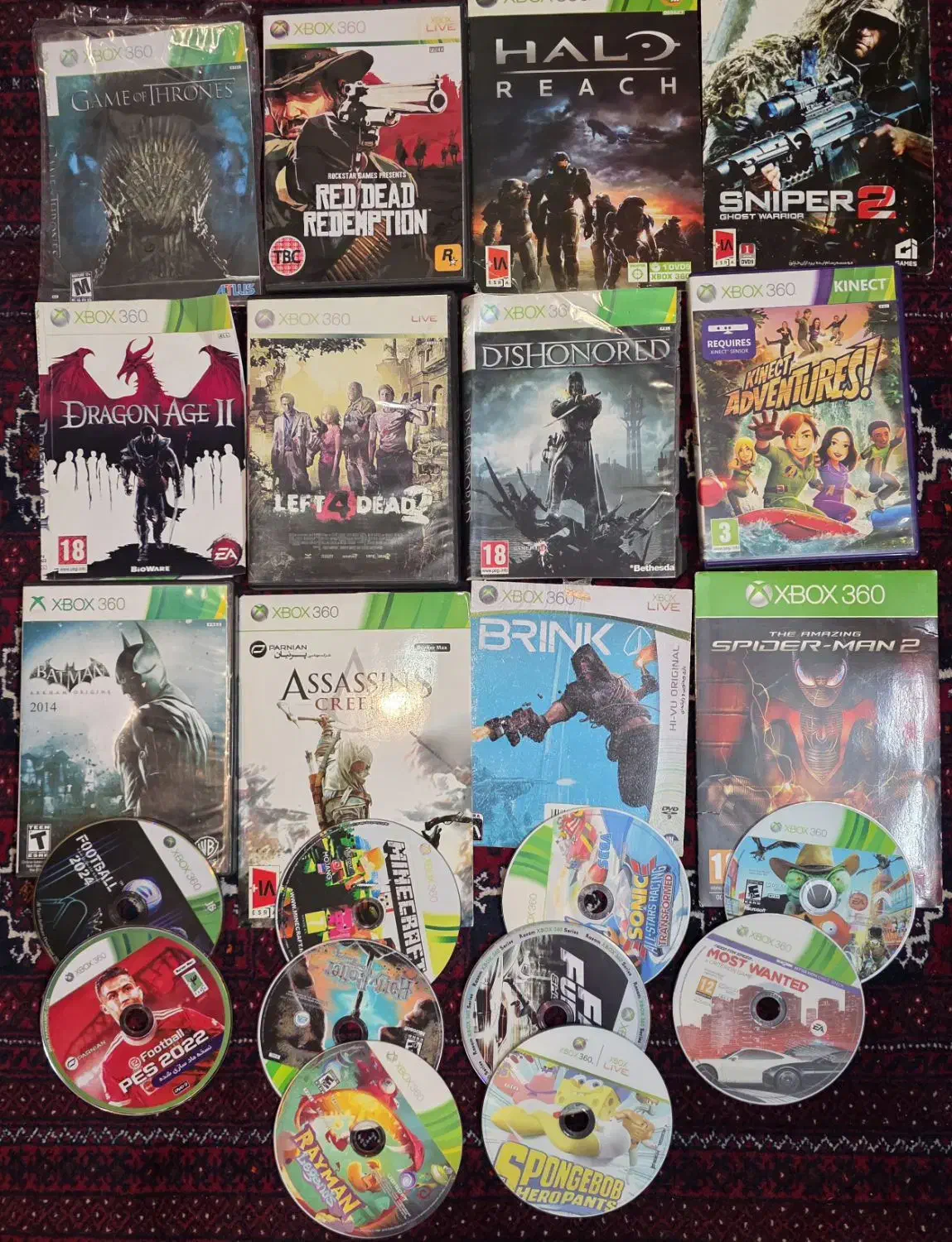 سی دی ایکس باکس ۳۶۰|کنسول، بازی ویدئویی و آنلاین|مشهد, شهید رضوی|دیوار