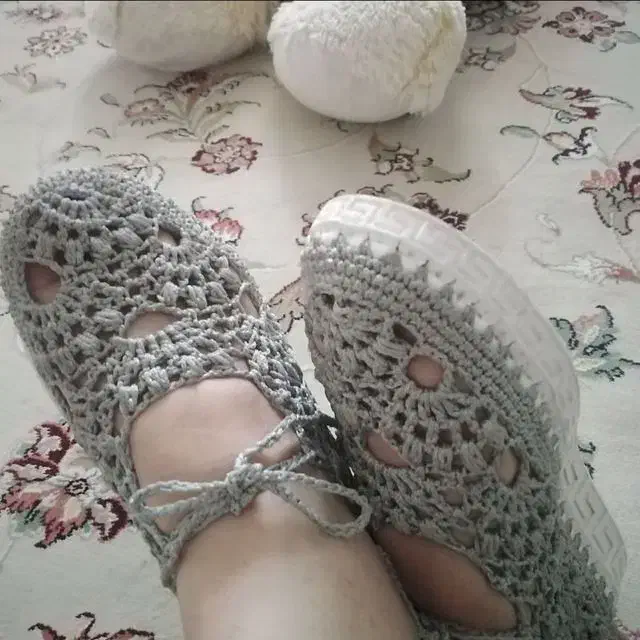 کفش‌های بیرون پوش بانخ مکرومه تک سوزنه فوق العاده|کیف، کفش، کمربند|مشهد, رسالت|دیوار