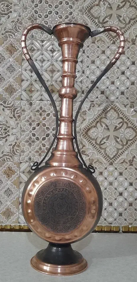 گلدان مسی|صنایع دستی و سایر لوازم تزئینی|رباطکریم, نصیرشهر|دیوار