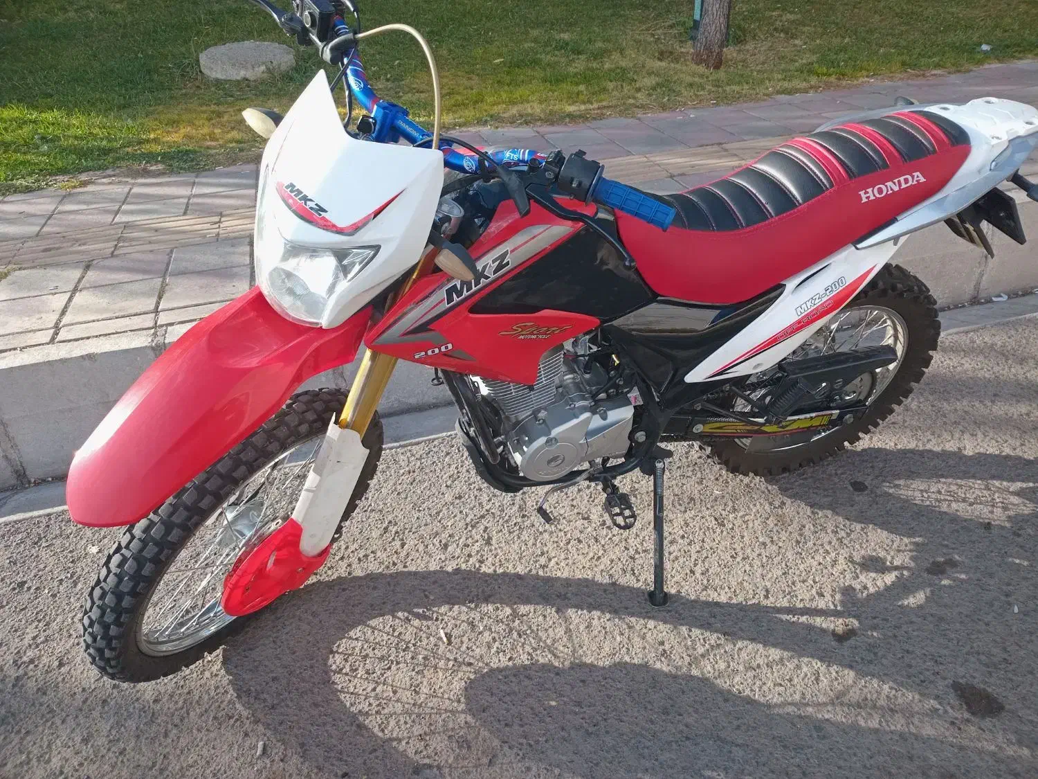 موتور سیکلت تریل ۲۰۰ mkz|موتورسیکلت|زنجان, |دیوار