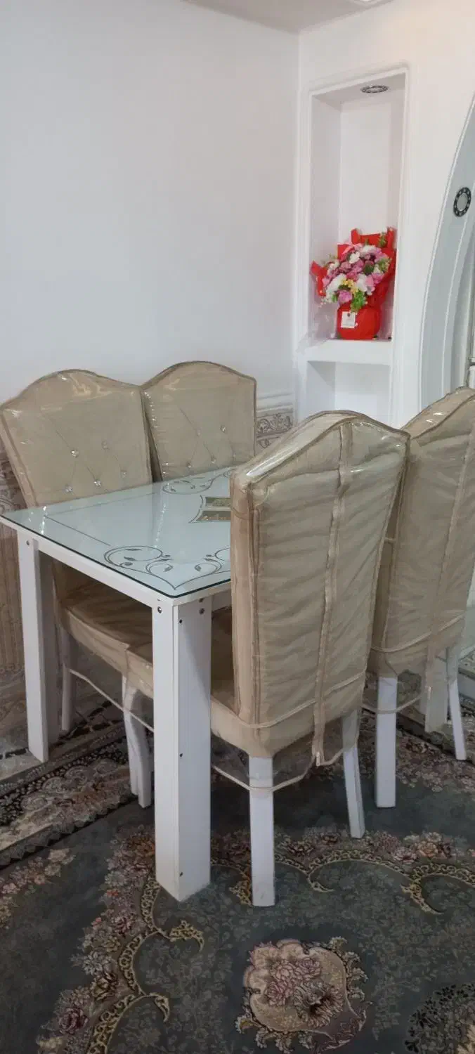 میزغذاخوری|میز و صندلی غذاخوری|لالجین, |دیوار